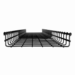Charofil Charola Tipo Malla para Rack, 66/300mm, 3 Metros, hasta 315 Cables Cat6, Negro