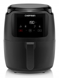 Chefman Freidora de Aire RJ38-5T, 4.7 Litros, 1500W, 204 °C, Negro