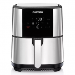Chefman Freidora de Aire RJ38-5T-MX, 4.7 Litros, 1800W, 200 °C, Plata image