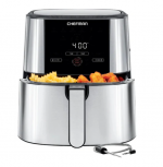 Chefman Freidora de Aire RJ38-SQSS-8T2, 7.5L, 1700W, 232°C, Plata