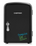 Chefman Mini Refrigerador RJ48-BLACK-DE-4, 4 Litros, Negro