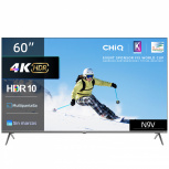 Chiq Smart TV DLED 60U711VR 60", 4K Ultra HD, Negro
