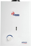 Cinsa Calentador de Agua C-06, Gas Natural, 360 Litros/Hora, Blanco