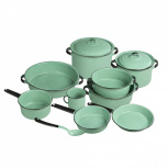 Cinsa Batería de Cocina Yaqui Plus, Metal, Antiadherente, 12 Piezas