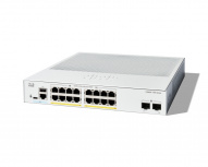 Switch Cisco Gigabit Ethernet Catalyst 1300, 16 Puertos PoE+ 10/100/1000Mbps + 2 Puertos SFP, 240W, 36 Gbit/s, 16000 Entradas - Administrable ― Envío gratis limitado a 50 unidades por cliente