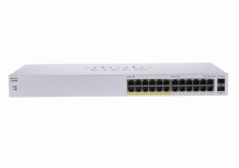 Switch Cisco Gigabit Ethernet Business CBS110, 24 Puertos 10/100/1000Mbps (12x PoE) + 2 Puertos SFP, 32 Gbit/s, 8000 Entradas - No Administrable  image