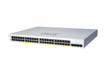 Switch Cisco Gigabit Ethernet Business 220, 48 Puertos 10/100/1000Mbps + 4 Puertos SFP+, 176 Gbit/s, 8192 Entradas - Administrable