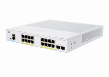 Switch Cisco Gigabit Ethernet Business CBS250, 16 Puertos PoE+ 10/100/1000 + 2 Puertos SFP, 8000 Entradas - Administrable
