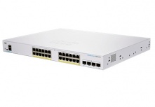 Switch Cisco Gigabit Ethernet 350 Series PoE, 24 Puertos 10/100/1000Mbps + 4 Puertos SFP, 56 Gbit/s, 16.000 Entradas - Administrable