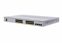 Switch Cisco Gigabit Ethernet Business CBS350, 24 Puertos PoE+ 10/100/1000Mbps + 4 Puertos SFP, 16000 Entradas - Administrable