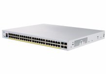 Switch Cisco Gigabit Ethernet Business 350, 48 Puertos PoE+ 10/100/1000Mbps + 4 Puertos SFP+, 176 Gbit/s, 16.000 Entradas - Administrable