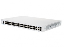 Switch Cisco Gigabit Ethernet Business 350, 48 Puertos 10/100/1000Mbps + 4 Puertos SFP+, 1000 Mbit/s, 16.000 Entradas - Administrable