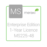 Cisco Meraki Licencia y Soporte Empresarial, 1 Licencia, 1 Año, para MS225-48