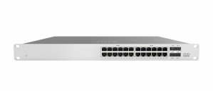 Switch Cisco Meraki Gigabit Ethernet MS120-24P, 24 Puertos 10/100/1000Mbps + 4 Puertos SFP, 56 Gbit/s, 16.000 Entradas - Administrable ― Requiere trámite de NOM, causando tiempo de entrega extendido