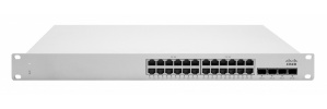 Switch Cisco Meraki Gigabit Ethernet MS225-24P, 24 Puertos PoE 1GbE + 4 Puertos 10GbE SFP+ Uplink, 370W, 128 Gbit/s, 16.000 Entradas - Administrable ― Requiere trámite de NOM, causando tiempo de entrega extendido