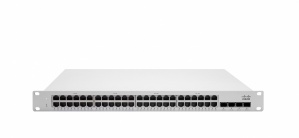 Switch Cisco Meraki Gigabit Ethernet MS225-48, 48 Puertos 1GbE + 4 Puertos 10GbE SFP+ Uplink, 176 Gbit/s, 32.000 Entradas - Administrable ― Requiere trámite de NOM, causando tiempo de entrega extendido