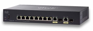 Switch Cisco Fast Ethernet Small Business SF352-08P, 8 Puertos 10/100Mbps + 2 Puertos SFP, 5.6 Gbit/s, 16.384 Entradas - Gestionado