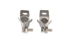 CommScope Sujetador Tipo Mariposa para Cable 1/2'' y 3/8'', Plata, 10 Piezas