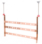 CommScope Montaje para Barra de Tierra Física, hasta 4 Barras, Bronce