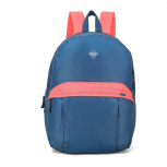 Cool Capital Mochila de Poliéster Pixie para Laptop 15", Azul/Coral