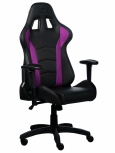 Cooler Master Silla Gamer Caliber R1, hasta 150Kg, Negro/Púrpura - Imagen adicional 1