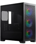Gabinete Cooler Master Elite 302, Mini-Tower, Micro-ATX/Mini-ITX, USB 3.0, con Fuente de No disponible, 3 Ventiladores Instalados, Negro