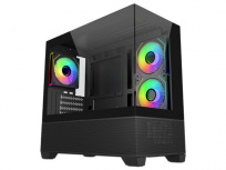 Gabinete Cooler Master Elite 490, Mini-Tower, Micro-ATX/Mini-ITX, USB 3.0, sin Fuente, 3 Ventiladores Instalados, Negro