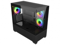Gabinete Cooler Master Elite 490, Mini-Tower, Micro-ATX/Mini-ITX, USB 3.0, sin Fuente, 3 Ventiladores Instalados, Negro - Imagen adicional 2