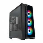 Gabinete Cooler Master MASTERBOX MB520 ARGB, Midi-Tower, ATX/EATX/Micro-ATX/Mini-ITX/SSI-CEB, USB 3.0, sin Fuente, 4 Ventiladores Instalados, Negro image