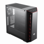 Gabinete Cooler Master MasterBox MB520 TG, Midi-Tower, ATX/Micro-ATX/Mini-ITX, USB 3.0, sin Fuente, 1 Ventilador Instalado, Negro/Rojo - Imagen adicional 1