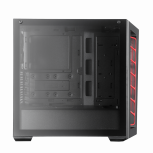 Gabinete Cooler Master MasterBox MB520 TG, Midi-Tower, ATX/Micro-ATX/Mini-ITX, USB 3.0, sin Fuente, 1 Ventilador Instalado, Negro/Rojo - Imagen adicional 3