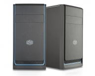 Gabinete Cooler Master MasterBox E300L, Mini-Tower, micro-ATX/mini-ITX, USB 3.1, sin Fuente, Negro/Azul
