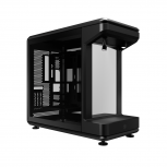 Gabinete Cooler Master MasterFrame 360 STAGE MIRROR, Midi-Tower, ATX/Micro-ATX/Mini-ITX/BTF, USB 3.0, sin Fuente, sin Ventiladores Instalados, Negro
