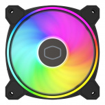 Ventilador Cooler Master MasterFan MF120 Halo², 120mm, 2050RPM, ARGB, Negro  image