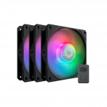 Ventilador Cooler Master SickleFlow 120 ARGB LED RGB, 120mm, 650 - 1800RPM, Negro - 3 Piezas
