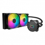 Cooler Master MasterLiquid 240L Core ARGB Enfriamiento Líquido para CPU, 2x 120mm, hasta 1750RPM, Negro 