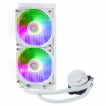 Cooler Master MasterLiquid 240L Core ARGB Enfriamiento Líquido para CPU, 2x 120mm, hasta 1750RPM, Blanco  image