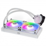 Cooler Master MasterLiquid 240L Core ARGB Enfriamiento Líquido para CPU, 2x 120mm, hasta 1750RPM, Blanco  image