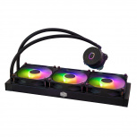 Cooler Master MasterLiquid 360L Core ARGB Enfriamiento Líquido para CPU, 3x 120mm, hasta 1750RPM, Negro  image