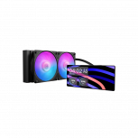 Cooler Master MasterLiquid Core LCD 6” Series Enfriamiento Líquido para CPU, 3x 120mm, hasta 2400RPM, Negro