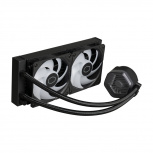 Cooler Master MasterLiquid 240 Atmos Enfriamiento Líquido para CPU, 2x 120mm, hasta 2500RPM, Negro 
