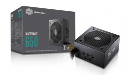Fuente de Poder Cooler Master MasterWatt 650 80 PLUS Bronze ATX, Semi-Modular, 24-pin ATX, 120mm, 650W - Imagen adicional 10