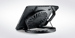 Cooler Master Base Enfriadora Ergostand III para Laptop 17", 1 Ventilador, Negro image