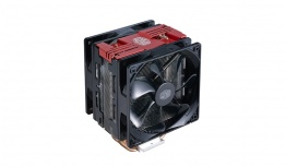 Disipador CPU Cooler Master Hyper 212, 120mm, 600-1200RPM, Negro/Rojo