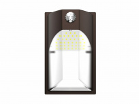Cooper Lighting Lámpara LED para Pared EWP15FSDBZ, Interiores, Luz Blanca Fría, 12W, 1691 Lúmenes, Negro
