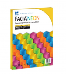 Copamex Papel Facia Neon 75g/m², 250 Hojas de Tamaño Carta, 5 Colores
