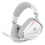 Corsair Audífonos Gamer Void V2, Alámbrico/Inalámbrico, USB-C, Blanco