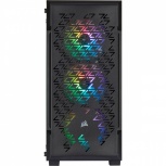 Gabinete Corsair iCUE 220T RGB Airflow con Ventana, Midi-Tower, ATX/Micro-ATX/Mini-ITX, USB 3.2, sin Fuente, Negro image