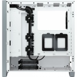 Gabinete Corsair 4000D con Ventana, Midi-Tower, ATX/EATX/micro ATX/Mini-ITX, USB 3.0, sin Fuente, Blanco - Imagen adicional 4