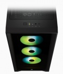 Gabinete Corsair iCUE 4000X RGB, Midi-Tower, ATX/EATX/Micro-ATX/Mini-ITX, USB 3.0, sin Fuente, 3 Ventiladores Instalados, Negro - Imagen adicional 3